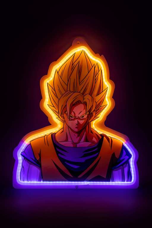 Imagen de Lampara neon GOKU Dragon Ball Z