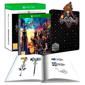 Kingdom Hearts 3 Deluxe Edition Xbox One (juego + steelbook + libro de arte + pin)