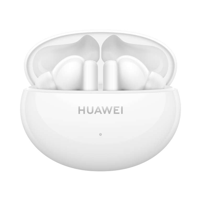 HUAWEI FreeBuds 5i - Auriculares Inalámbricos con 3 Modos ANC, Hi-Res Audio, IP54, Batería 28H, iOS/Android/Windows, Ceramica Blanca