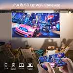 Proyector Portátil 5G WiFi Bluetooth, Mejorado 13000 Lumens Full HD 1080P Nativo 4K Compatible, iZEEKER Proyector Cine en Casa