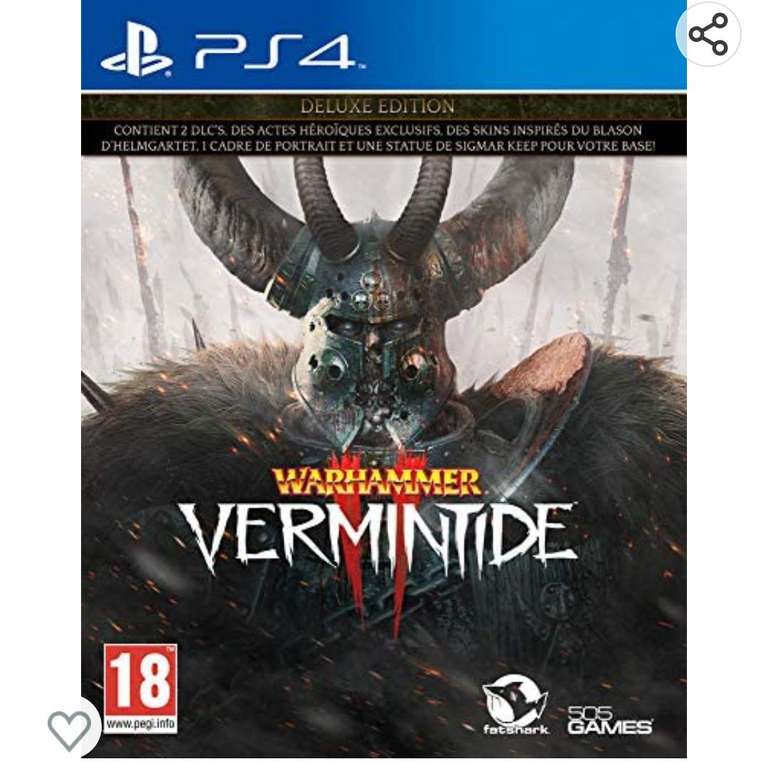 Warhammer Vermintide 2 Deluxe Edition Juego de PS4 / XBOX