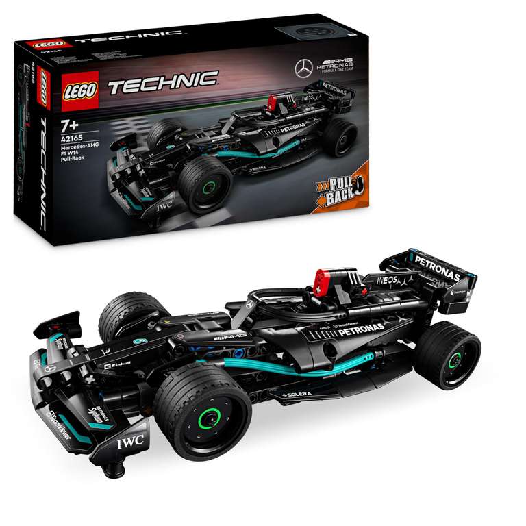 LEGO Technic Mercedes-AMG F1 W14 E Performance Pull-Back Coche de Carreras de Fórmula 1