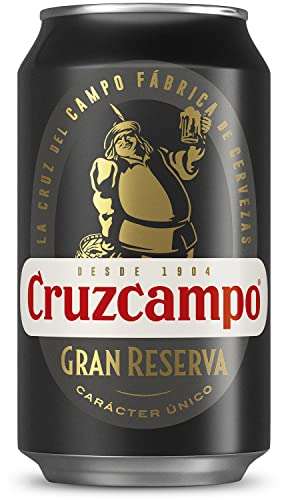 Cruzcampo Gran Reserva Cerveza Tostada Pack Lata, 24 x 33cl [Unidad 0'37€]