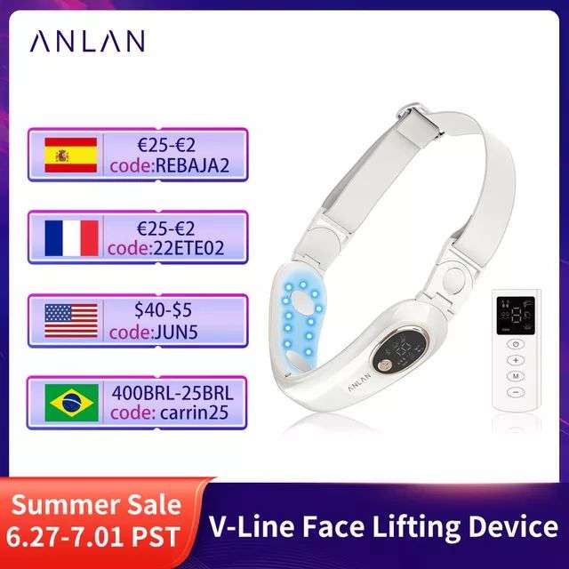 ANLAN-Dispositivo de estiramiento Facial en V