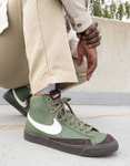 Nike Zapatillas de deporte verde oliva Blazer Mid '77 Vintage. Tallas 39 a 47,5