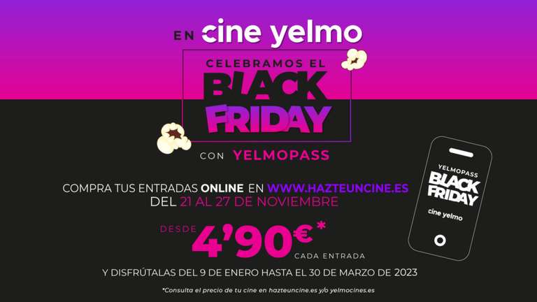 YelmoPass - Entradas de Cine desde 4,90€