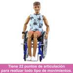 Barbie Ken Fashionista Muñeco con Silla de Ruedas