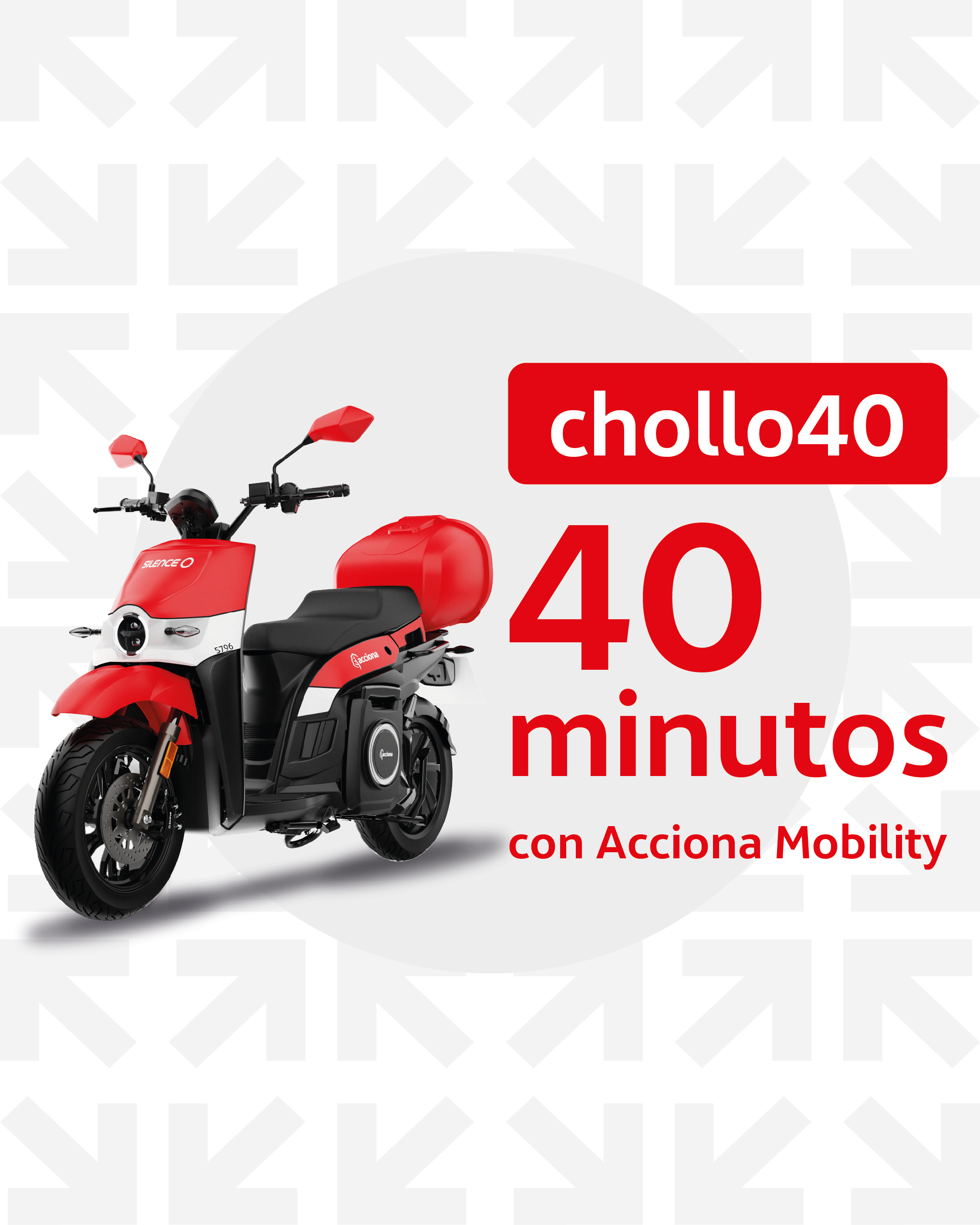 40 Minutos GRATIS con ACCIONA Motosharing [Nuevos usuarios]