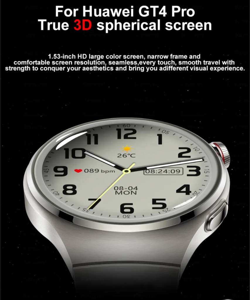 Gt4pro Reloj Inteligente Hombre Smartwatch Mujer Para Huawei Color