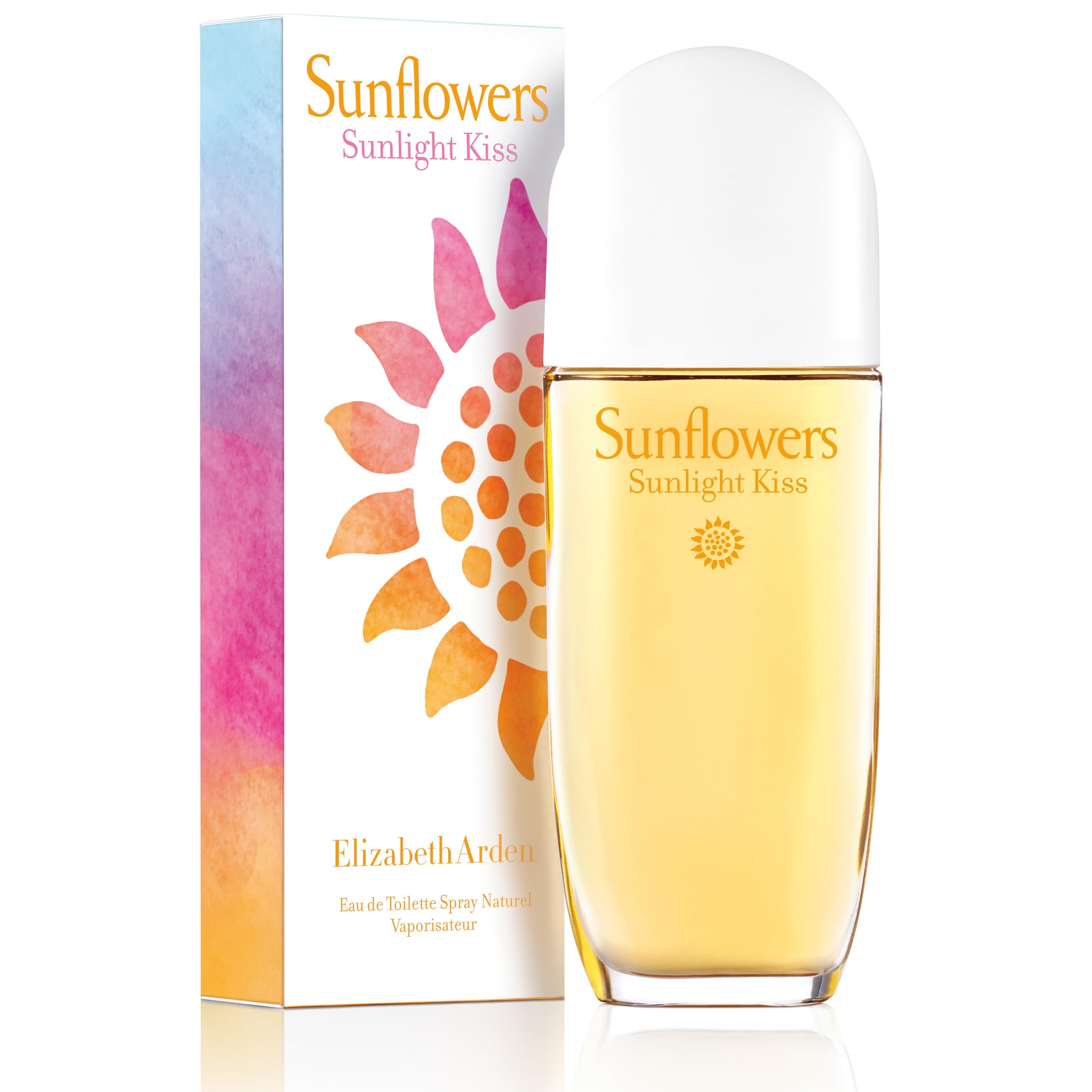 Elizabeth Arden - Sunflowers Sunlight Kiss, Eau de Toilette para Mujer, Spray vaporizador, Fragancia Floral, Cálida y Efervescente 100ml