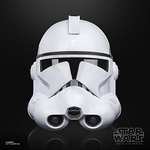 Hasbro Star Wars The Black Series Phase II Clone Trooper - Casco electrónico Premium