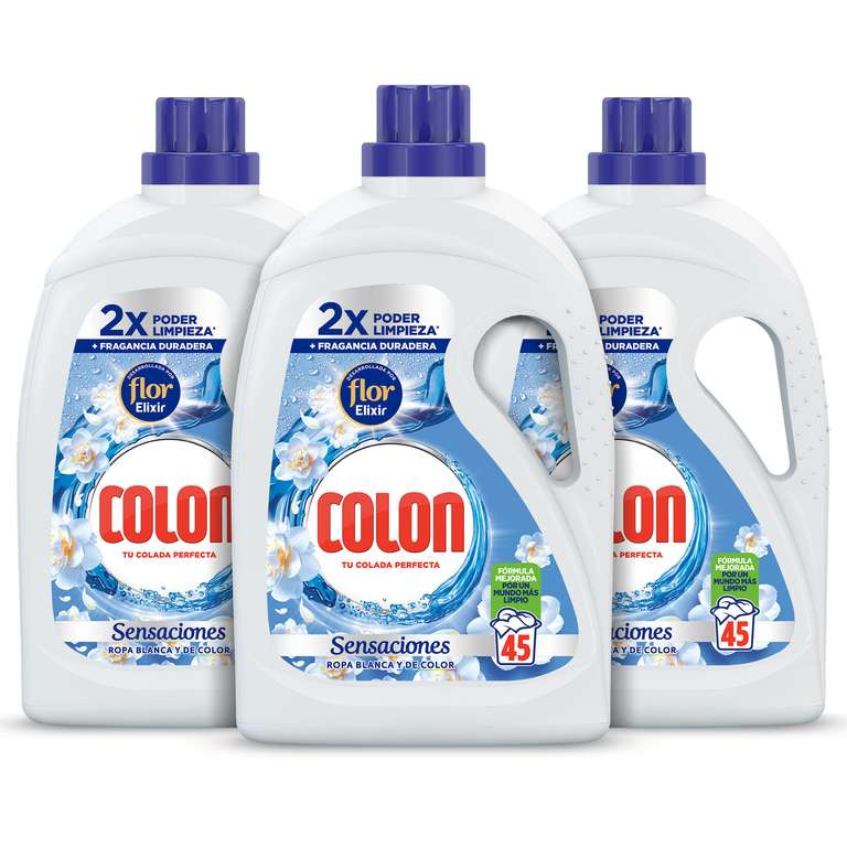 Colon Detergente para la Ropa Gel Sensaciones 135 lavados
