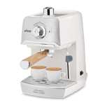 Ufesa CE7238 Cream Cafetera Expresso y Capuccino | Vaporizador Orientable | 20 Bares | Café Molido o Monodosis