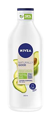 NIVEA Naturally Good Loción Corporal Aguacate Cuidado Intensivo Piel Seca, Estándar, Vanilla, 350 ml