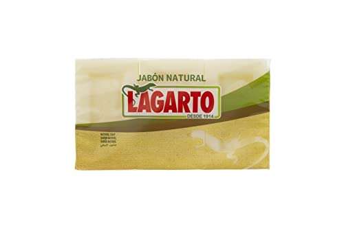 LAGARTO jabón pastilla natural pack 3 x 200 gr