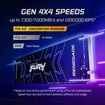 Kingston 2000 GB FURY Renegade PCIe 4.0 NVMe M.2 SSD 2280 slim