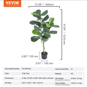 Árbol de olivo Artificial para el hogar, planta de imitación de 4/5/6 pies de altura