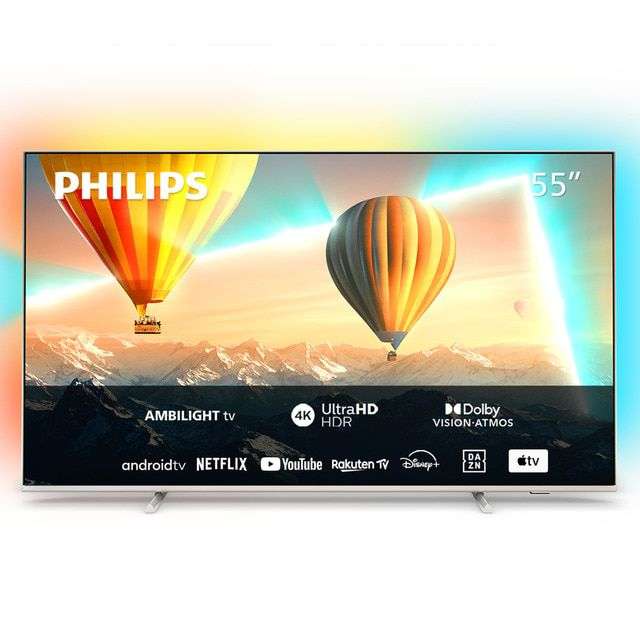 PHILIPS Ambiligth TV LED 126 cm (50") Philips 50PUS8057/12 UHD 4K, Android TV, HDR10+, Dolby Vision & Dolby Atmos. Amazon Iguala