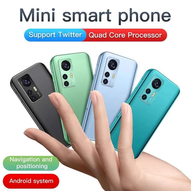 Mini teléfono inteligente D18, pantalla de 2,5 pulgadas, Android, cámara trasera de 2MP, ranura para tarjeta SIM Dual, TF, 1000mAh, red 3G