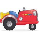 Tractor Musical CoComelon Multicolor con Figura de JJ y sonidos de la granja