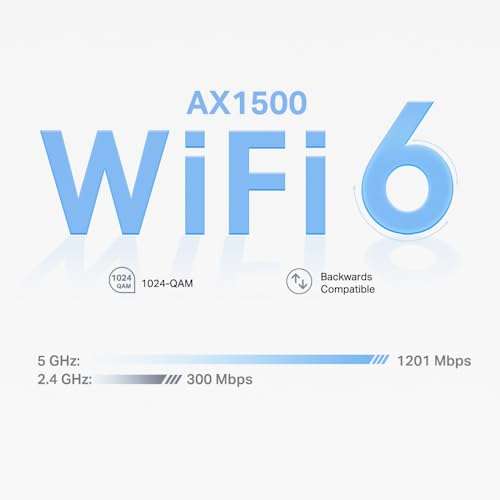 TP-Link Deco X1500 (3-Pack) - Sistema WiFi 6 AI Mesh, AX1500 Doble Banda 2.4 GHz/5 GHz, Cobertura hasta 600 m2