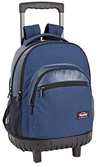 BlackFit8 Navy Blue Oficial Mochila Escolar Grande Con Ruedas 320x140x460mm  » Chollometro