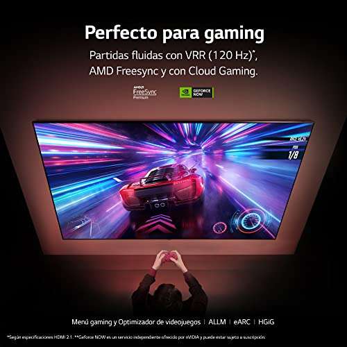 LG 75QNED816RE 75",4K QNED,Smart TV,HDR10,webOS23,Procesador Alta Potencia,Dolby Digital,Gaming,Alexa/Google Assistant(también 86" en info)