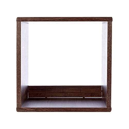 Estante de madera - Color castaño - Medidas: 34,4 x 29 x 34,4 cm