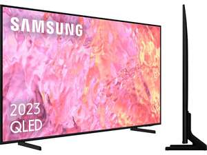 TV QLED 75" Samsung TQ75Q64CAUXXC, UHD 4K, Quantum Processor Lite 4K, Smart TV, DVB-T2 (H.265), Negro