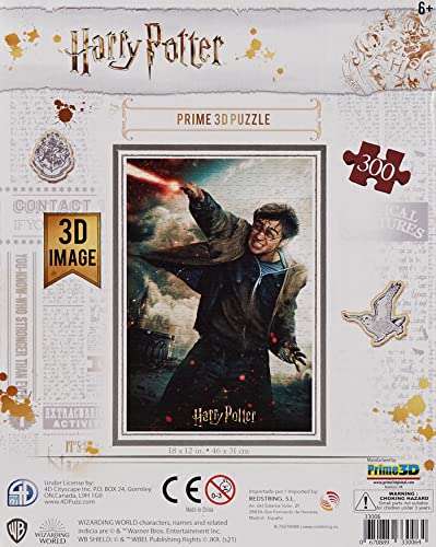 Prime 3D - Puzzle lenticular Harry Potter Batalla 300 piezas (Efecto 3D)