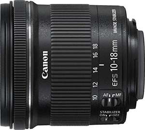 Canon EF-S 10-18 mm f:4.5-5.6 IS STM - Objetivo para Canon (Diámetro 67 mm)