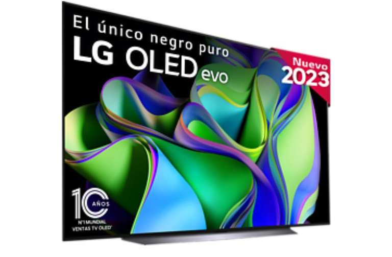 TV OLED 83" - LG OLED83C34LA, UHD 4K, Inteligente α9 4K Gen6 +Reembolso 1000€