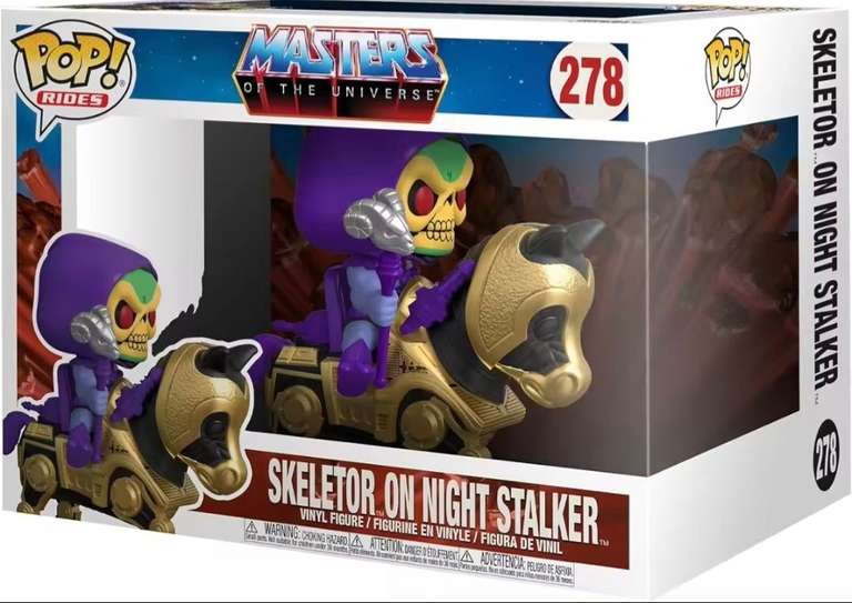 Funko Pop! Rides: Masters of The Universe - Skeletor with Night Stalke, 8.03€ para nuevas cuentas con cupon
