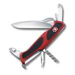 Victorinox Rangergrip 61, Navaja suiza, 130 mm, Cachas de 2 Componentes, Rojo/Negro