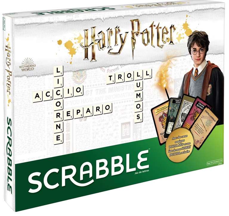 Juego de mesa Scrabble Harry Potter Wizarding World Mattel Games