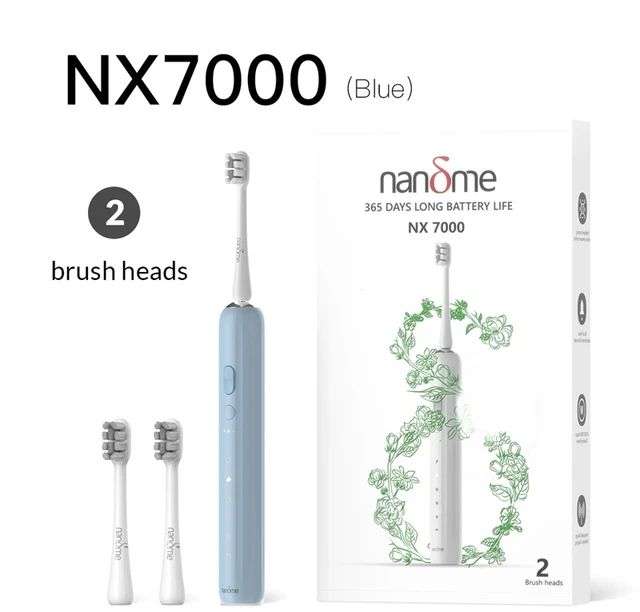 Nandme-cepillo de dientes eléctrico sónico inteligente NX7000