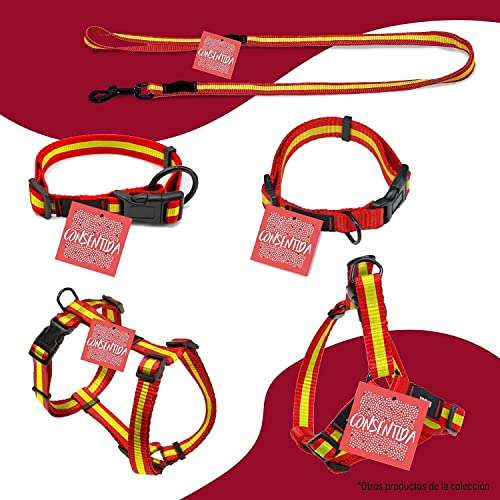 Collar para Perros diseño bandera de España (pequeños 1,66€, medianos 2€ y grandes 2,95€)