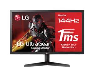 Monitor gaming - LG UltraGear 24GL600F-B, 23.6" Full HD, 16:9, 1 ms, 144 Hz, FreeSync (Tb Amazon)