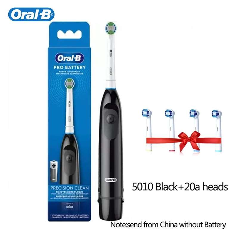 Oral B-cepillo de dientes eléctrico para adulto (blanco y negro)