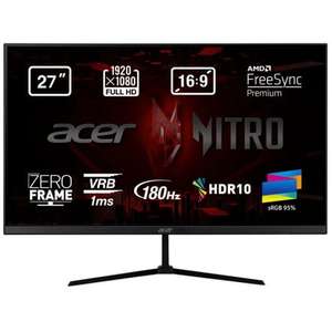 Monitor Acer Nitro QG270S3 27" LED FullHD 180Hz FreeSync Premium