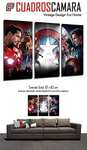 Poster Fotográfico Capitan America, Los Vengadores, Cine, Multicolor, 97 x 62 cm XXL
