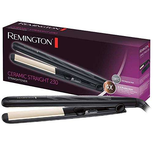Remington Plancha de Pelo Ceramic Slim, Placas Flotantes, Cerámica Anti-estática, Turmalina, Capa Protectora Teflón