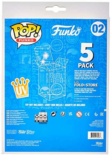 Pack de 5 protectores para cajas de Funko Pop oficiales