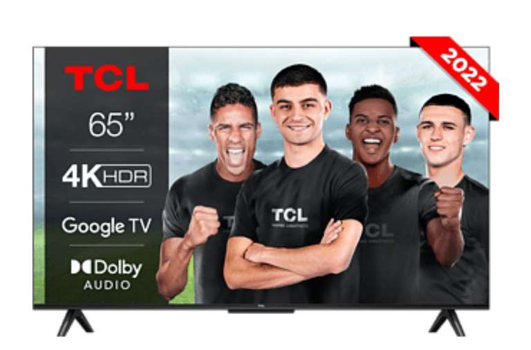 TV LED 65" - TCL 65P635, LCD, 4K HDR TV, Google TV, Control por voz, Smart TV, Dolby Audio, HDR10 ( recogida en tienda disponible)