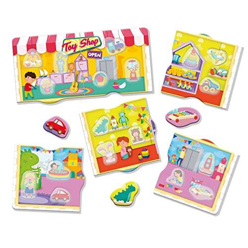 Montessori Baby Box - Tienda de Juguetes - Juego educativo táctil para bebés a partir de 1 año