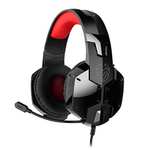 Auricular Gaming KYN compatible Nintendo Switch, PS4,PS5, PC, Color Negro, Rojo