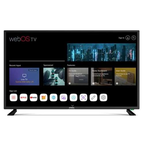 TV LED 109 cm (43") Inves LED-4323FHDPWB Full HD, Smart TV