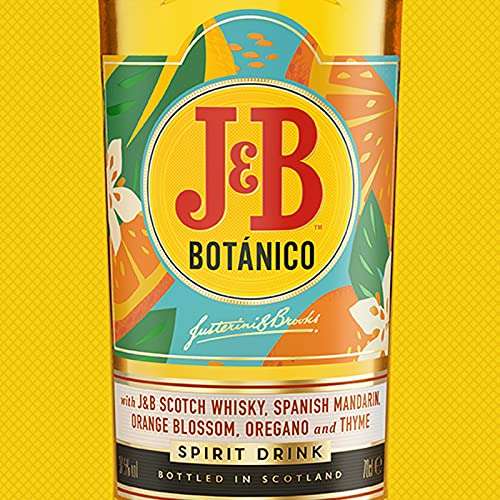 J&B Whisky Botánico, Sabor Naranja, 70cl
