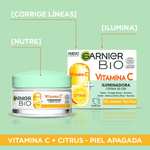 3x Garnier, Crema de Día Iluminadora con Vitamina C, Corrige líneas y Potencia la luminosidad en 24H, Fórmula Vegana, 50 ml. 4'28€/ud