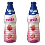 2 x Puleva - Batido de Fresa, Rico en Calcio, Proteínas y Vitamina D, Sin Gluten, Botella de 1 L [Unidad 1'34€. Comprando 4, Unidad 1'23€]